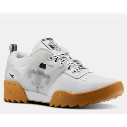 Reebok shoes Workout Adv Ripple - White , White Black Skull Grey Manufacturer 1