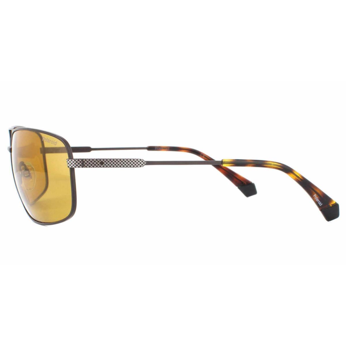 Polaroid sunglasses PDL - Matte Brown & Tortoise Frame, Light Yellow Polarized Lens
