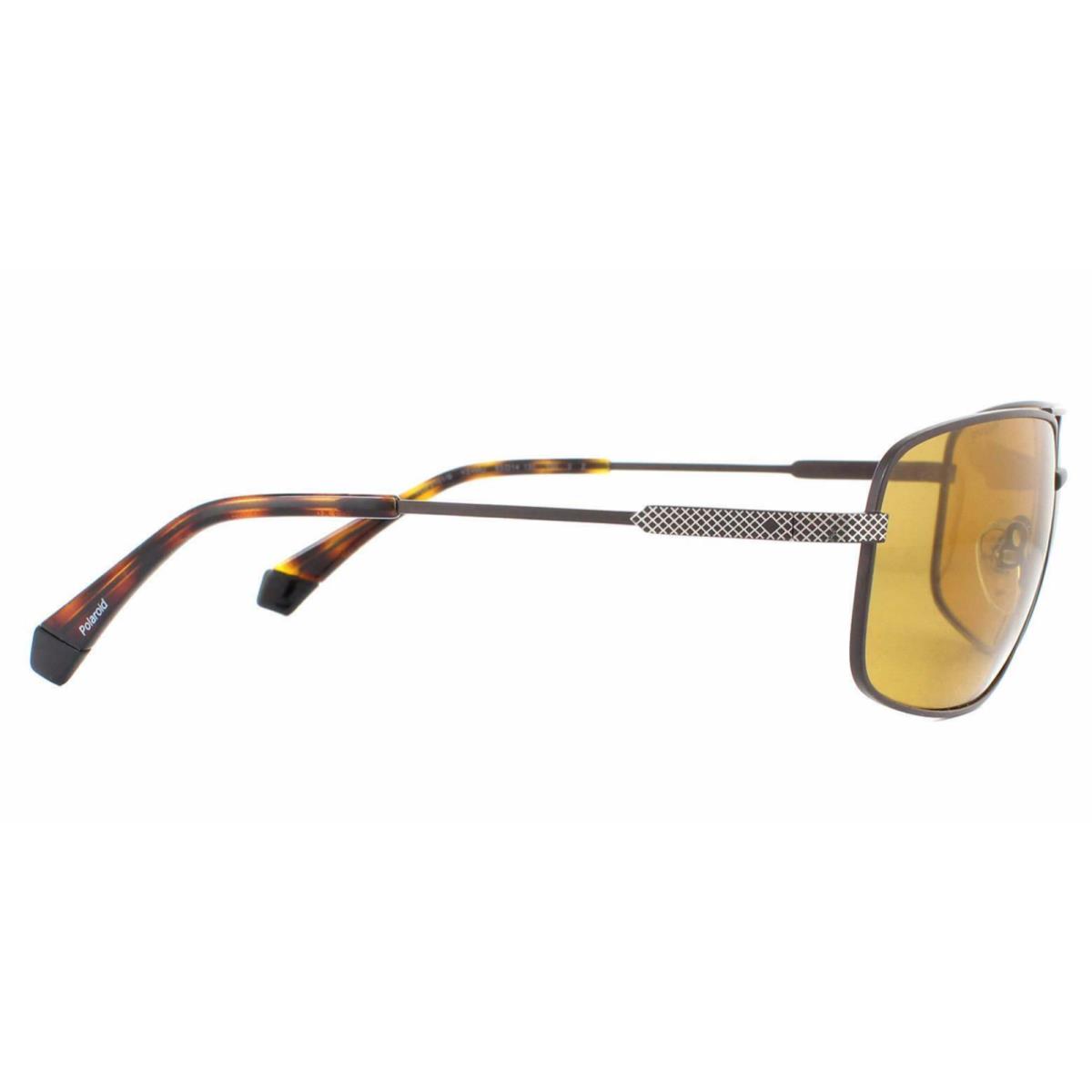 Polaroid sunglasses PDL - Matte Brown & Tortoise Frame, Light Yellow Polarized Lens
