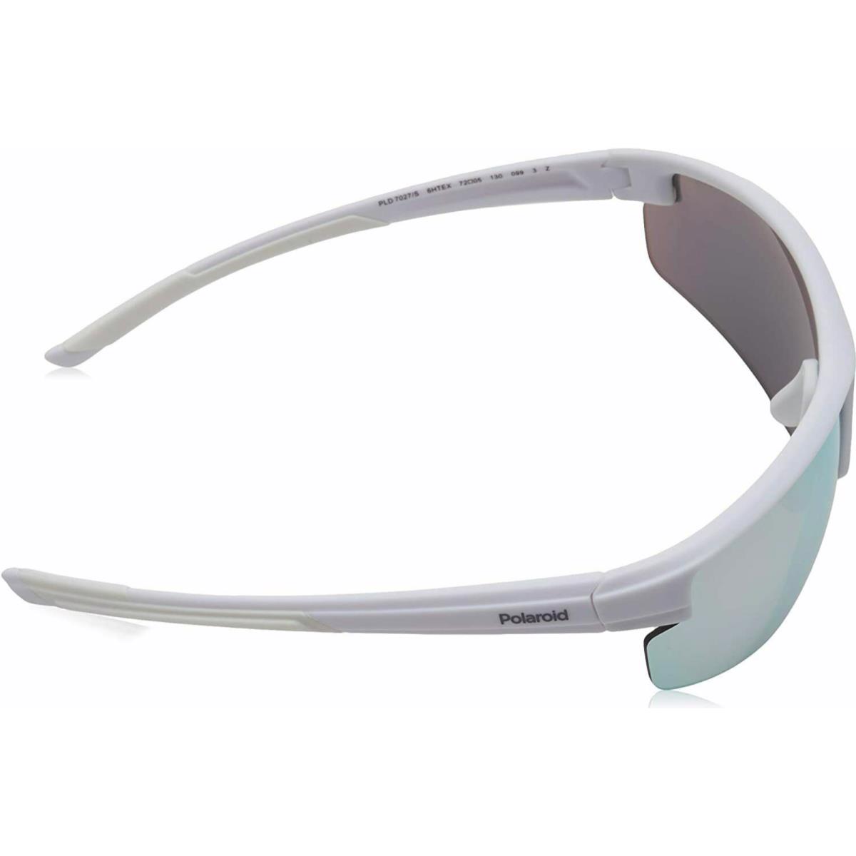 Polaroid sunglasses PDL - Matte White Frame, Grey with Silver Mirror Lens