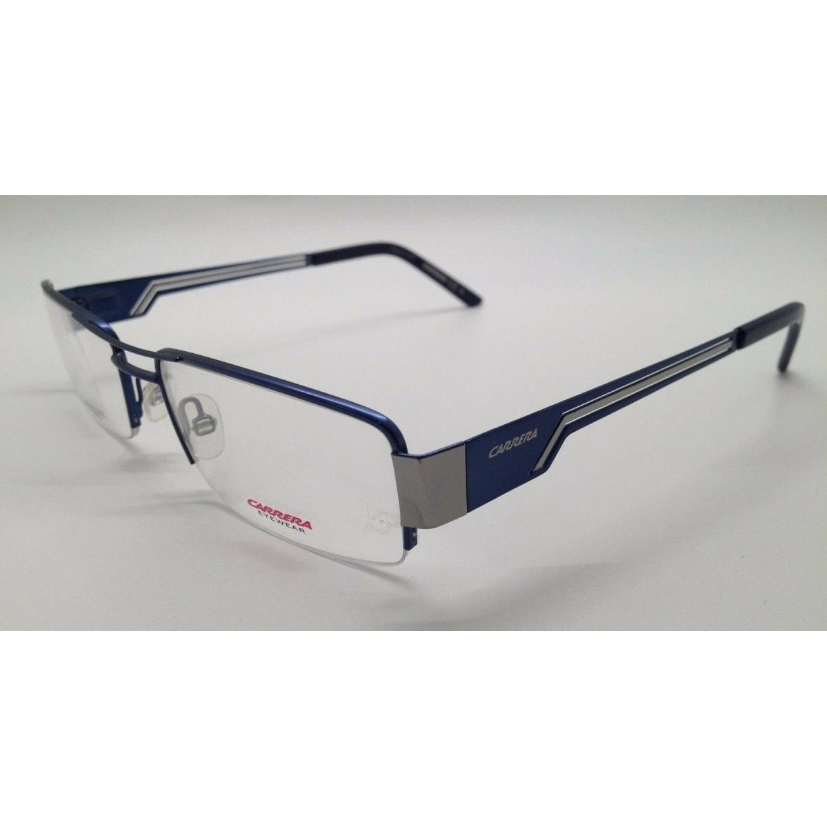 Carrera CA 7527 Blue/silver K48 Semi Rim Metal Eyeglasses Frame 53-18-140