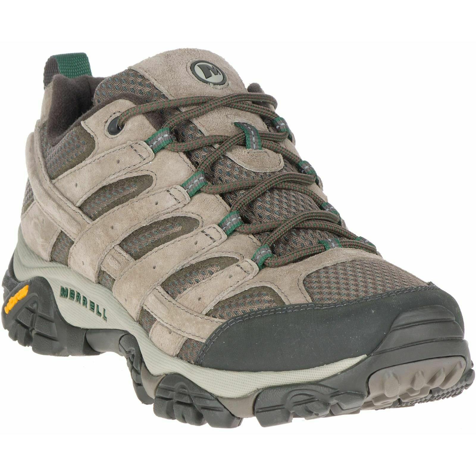 Merrell Men`s Shock Absorbing Hiking Athletic Lightweight Leather Shoes Boulder