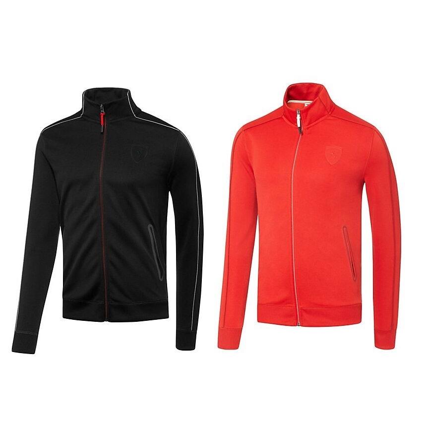Puma Ferrari Black Red Track Jacket Outerwear 568428 S/M/L/XL/2XL RED