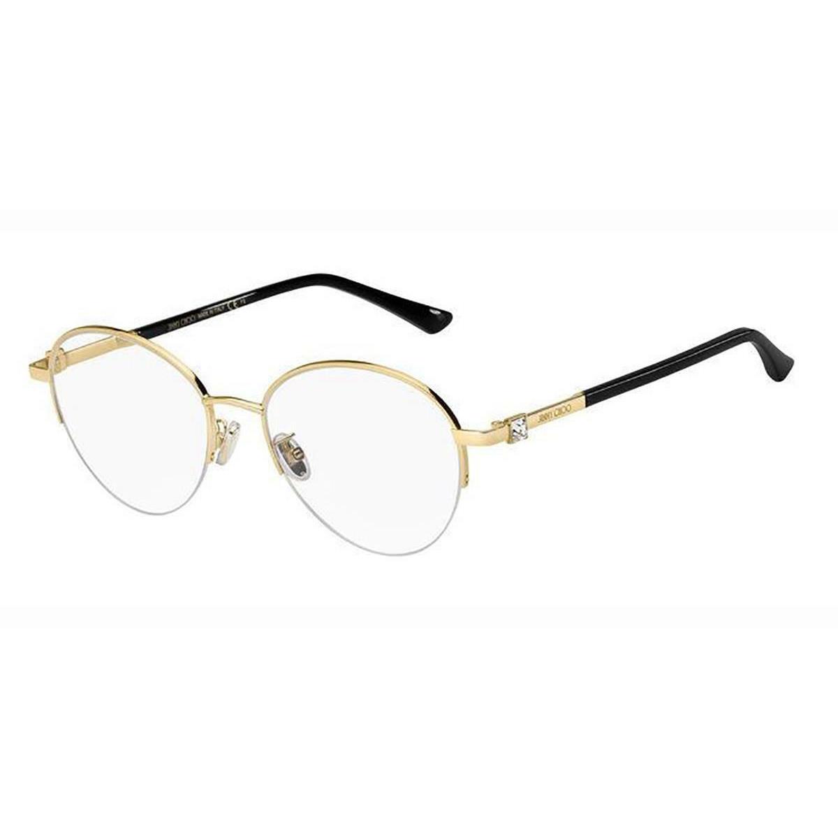 Jimmy Choo JC290/F Rhl Eyeglasses 54-18-140 Gold/black