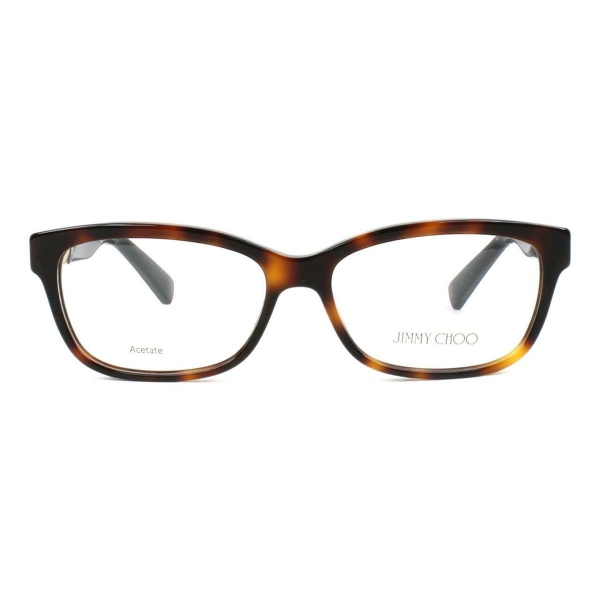 Jimmy Choo JC110 6VL Dark Havana/black Eyeglasses 53-15-135