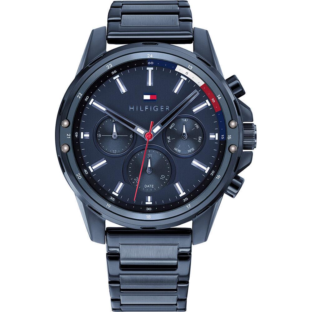 Tommy Hilfiger All Blue Multi-dial Stainless Steel Men s Watch - 1791789