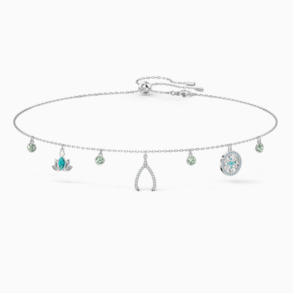 Swarovski Symbolic Charm Necklace Rhodium Plated -5521449