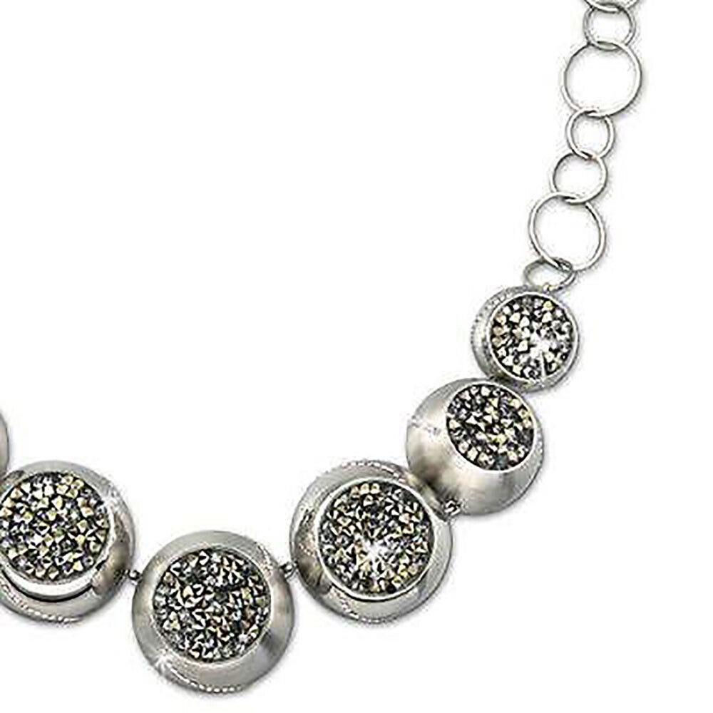 Swarovski Crystal Round Sphere Long Necklace Crystal -1128158