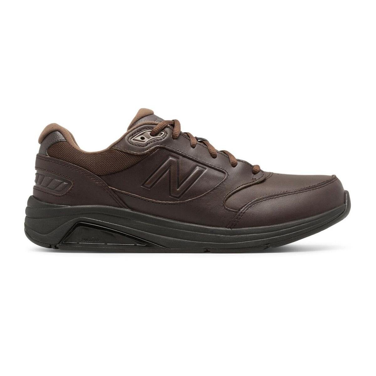 New Balance Mens Leather MW928BR2 Brown Walking Shoes US 9 B Eur 42.5 Narrow