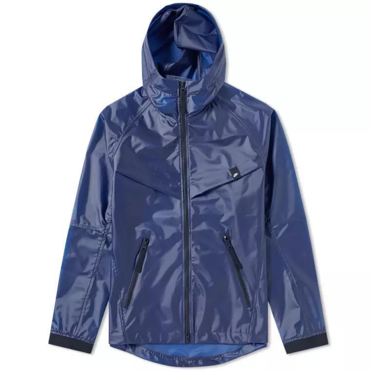 Nike Sportswear QS Quick Men`s Waterproof Hooded Jacket Midnight Navy AJ1400 410