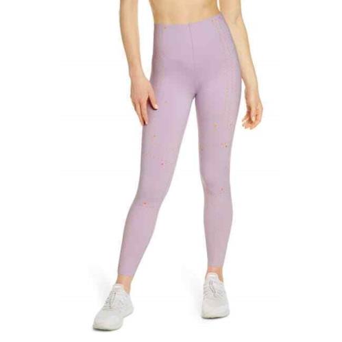Nike Women`s Dri Fit 7/8 Neon Studded Training Tights Small Save 50%