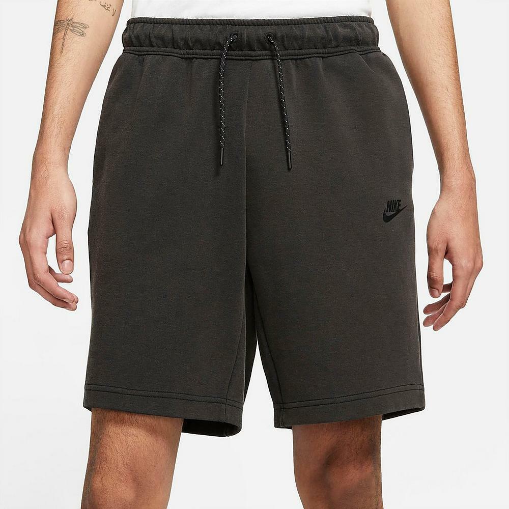 Nike Men`s Sportswear Washed Tech Fleece Shorts Black/black CZ9912-010 f