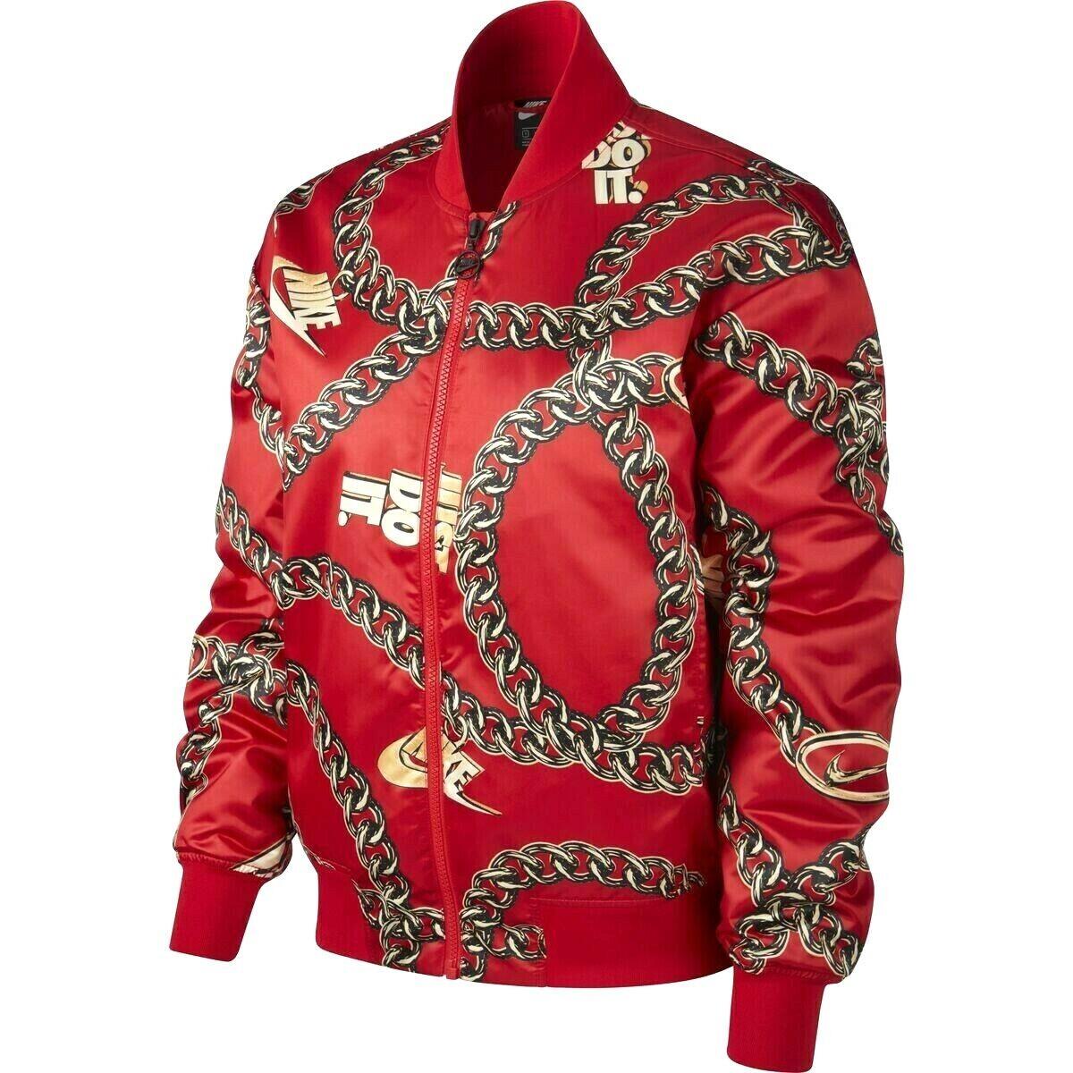 Nike Women`s Sportswear Synthetic Fill Icon Clash Jacket Red CI9996-657 d