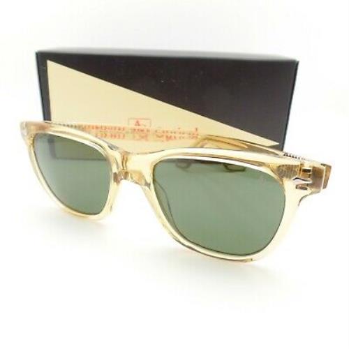 AO American Optical Saratoga Yellow Crystal Green Nylon Sunglasses