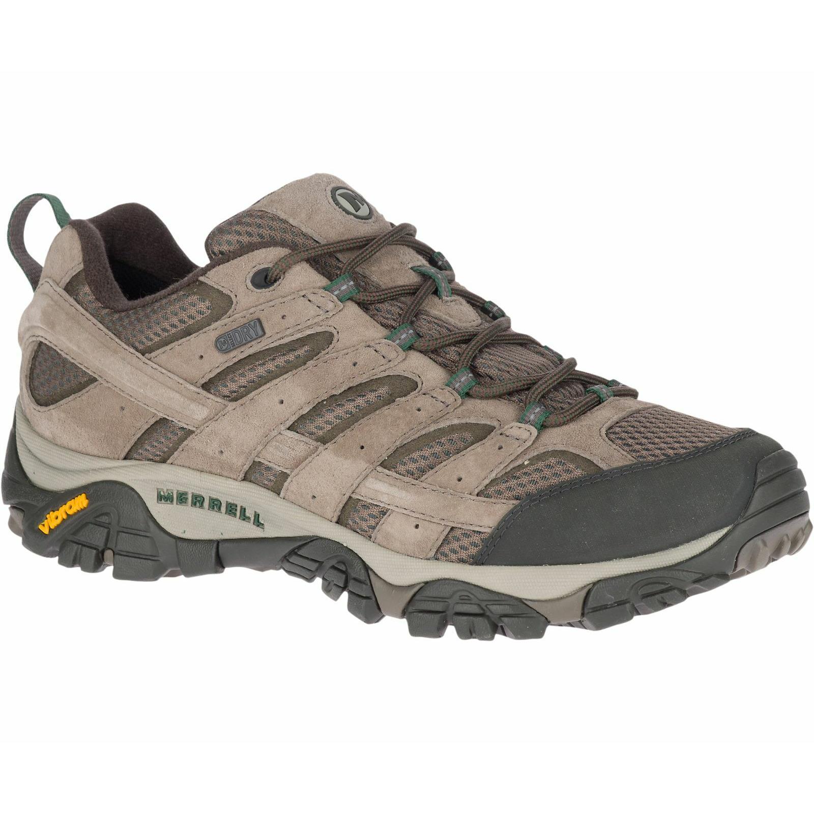 Merrell Men`s Waterproof Shock Absorbing Moisture Wicking Hiking Leather Shoes Boulder