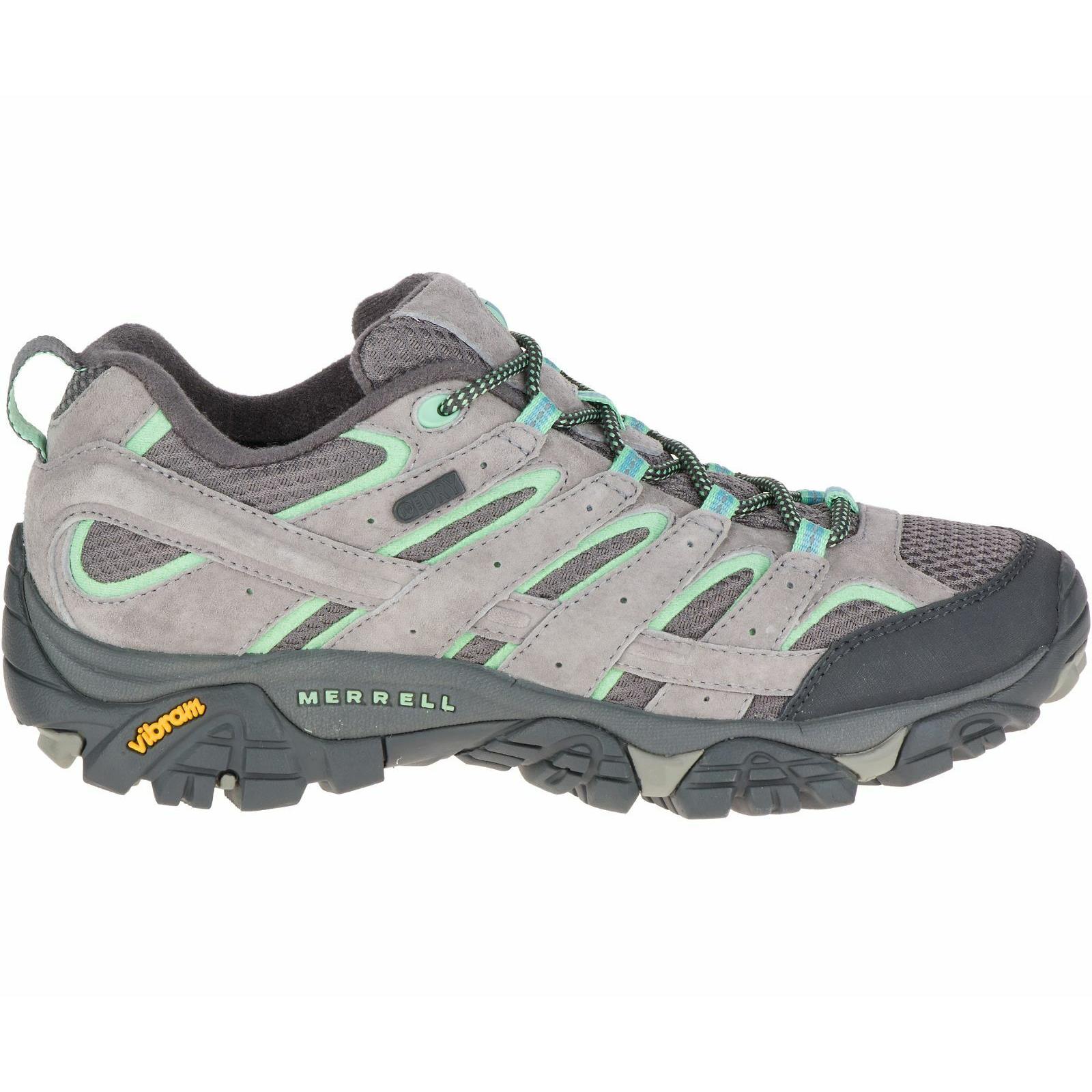 Merrell Women`s Waterproof Moisture Wicking Antimicrobial Arch Support Shoe Boot Drizzle/mint