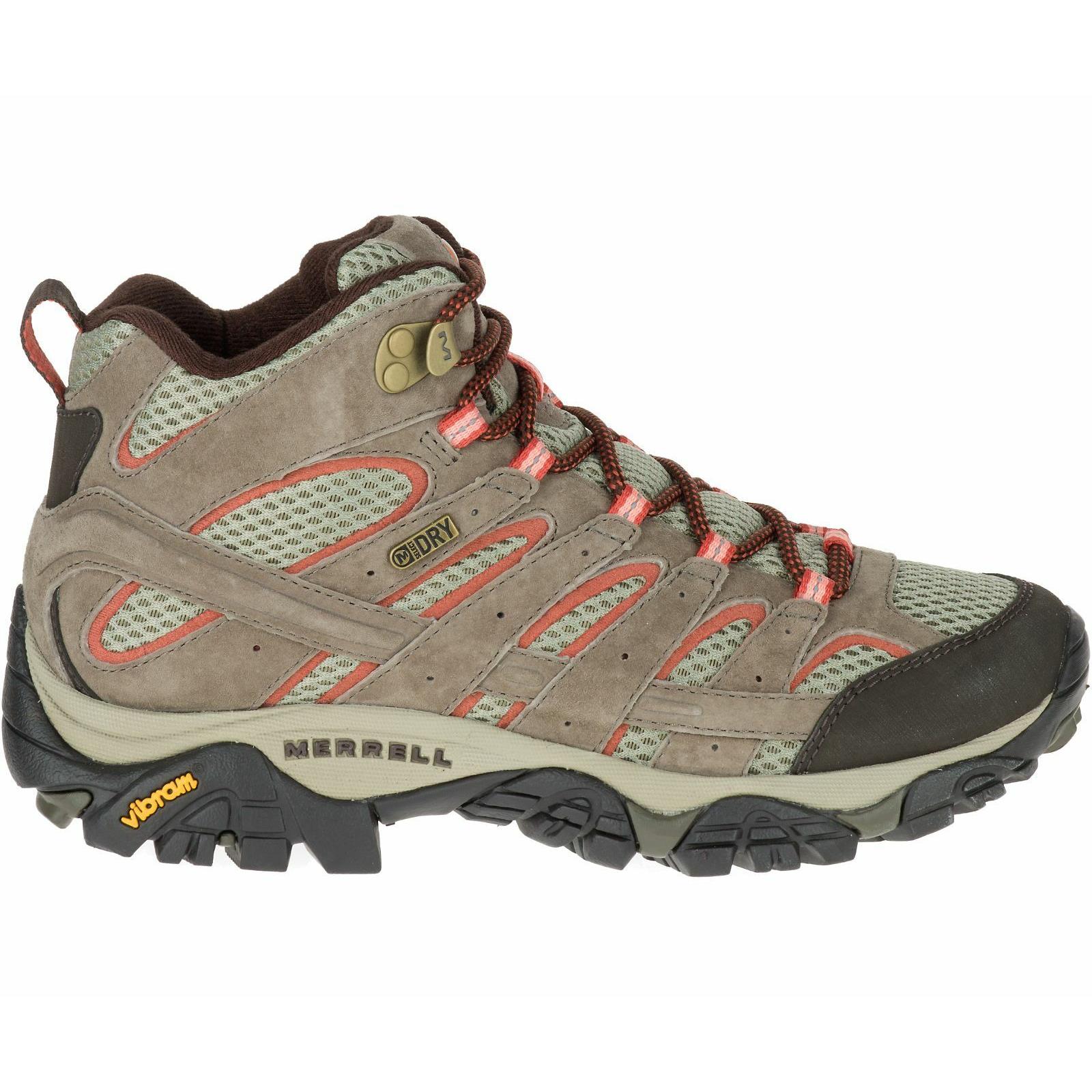 Merrell Women`s Waterproof Moisture Wicking Antimicrobial Arch Support Shoe Boot Bungee Cord