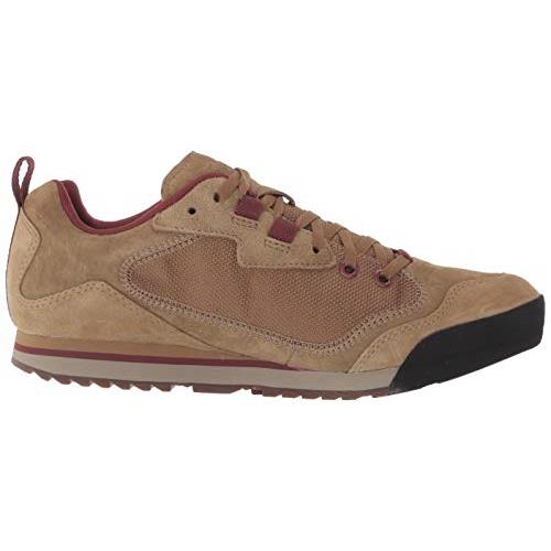 merrell men's burnt rock travel suede hiking shoe