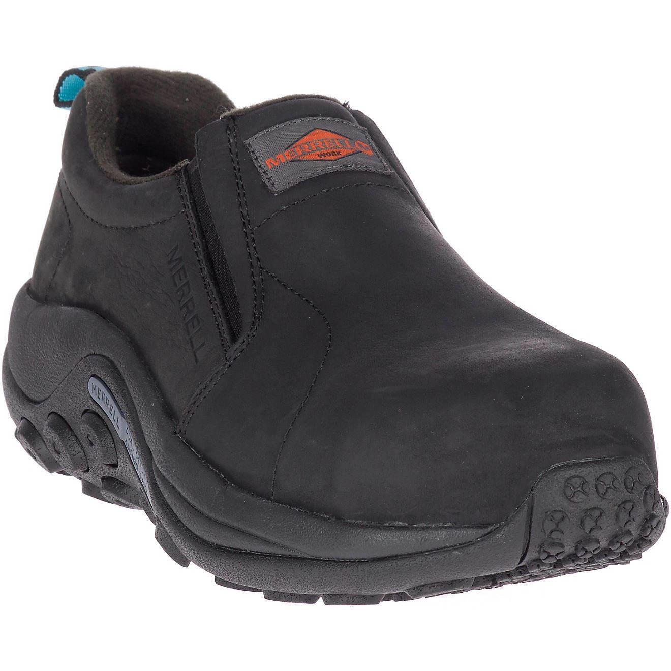 Merrell Women`s Jungle Moc Composite Toe Black Work Shoes N1012 Size 7.5 M