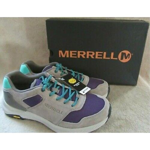 Merrell J65662 Ontario 85 Violet Suede Hiking Lace up Shoes US 9 M Eur 40