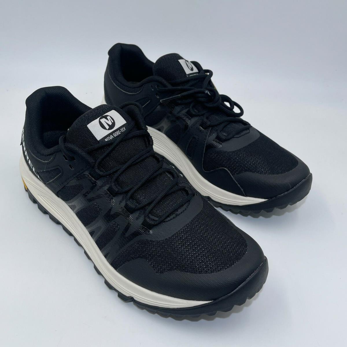 Merrell Nova Gtx Black Running Shoe J066345 Men`s Size 7.5