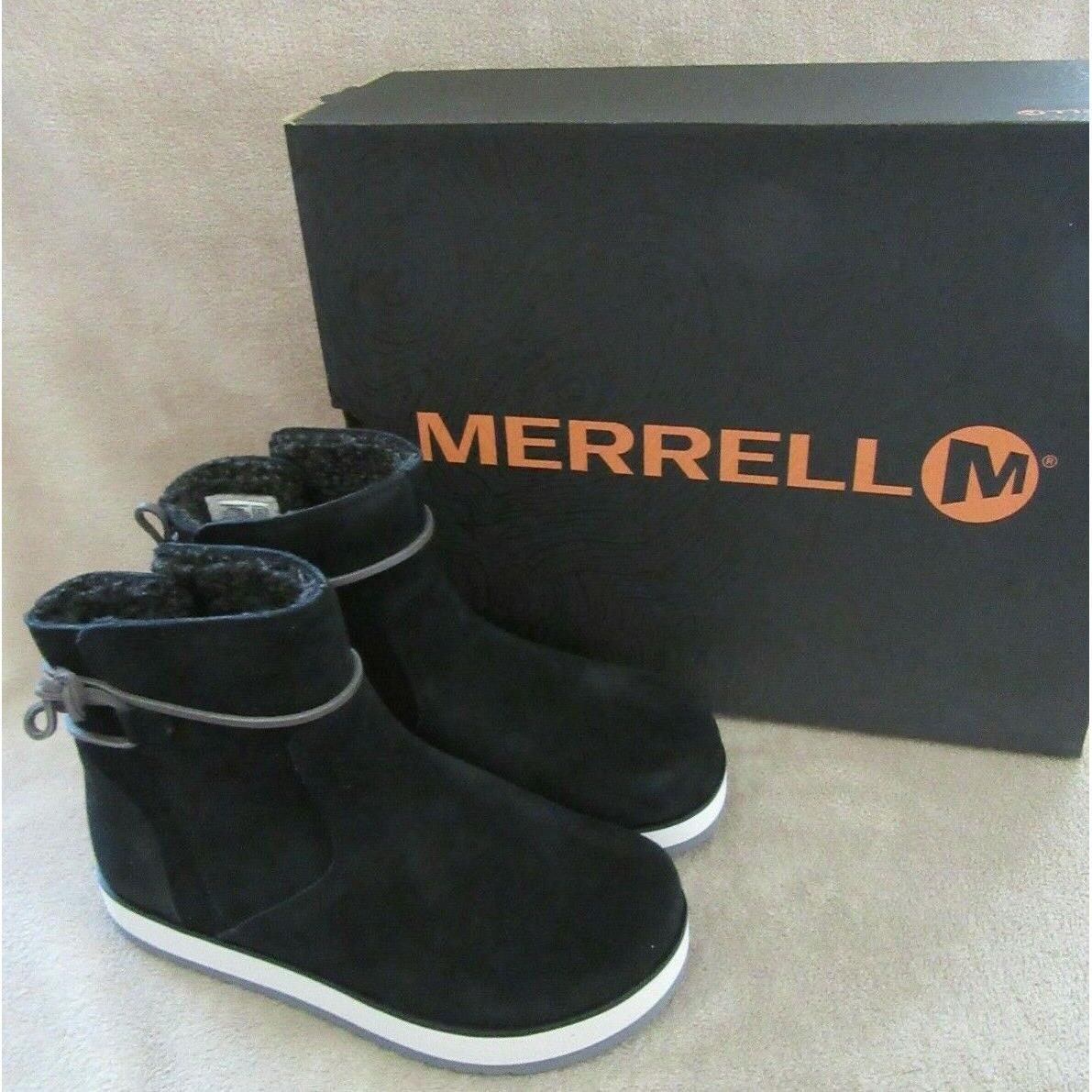 Merrell J001546 Juno Bluff Polar Waterproof Suede Boots Shoes US 8 M EU 38.5