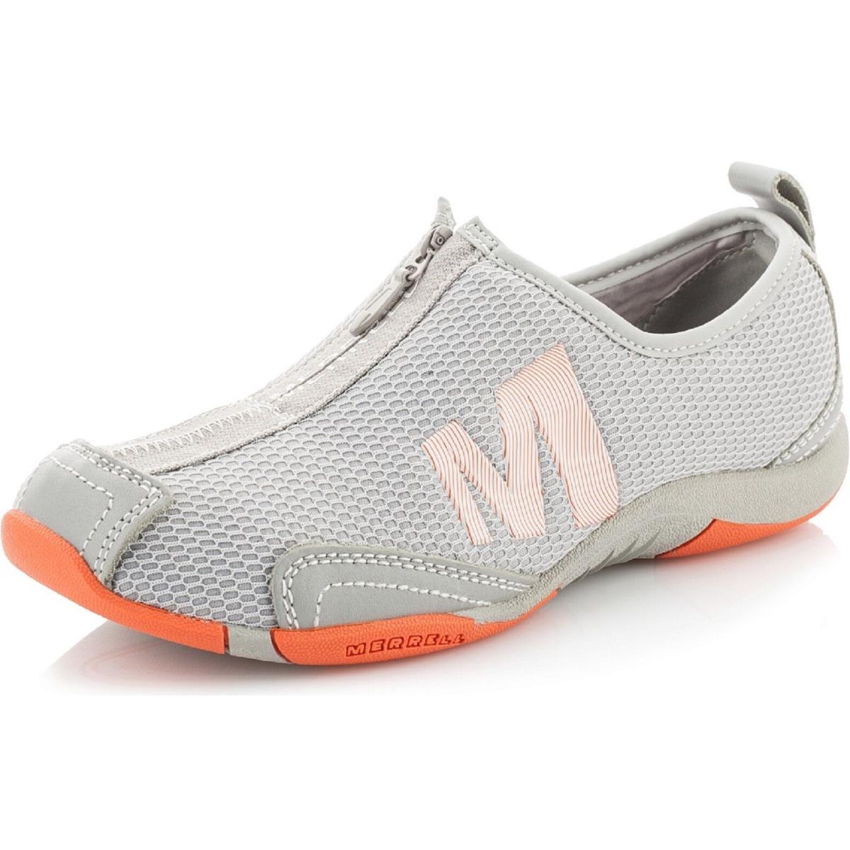 Womens Usa Size 5 Merrell Tamba Breeze Ash Gray Coral Athletic Casual Shoes