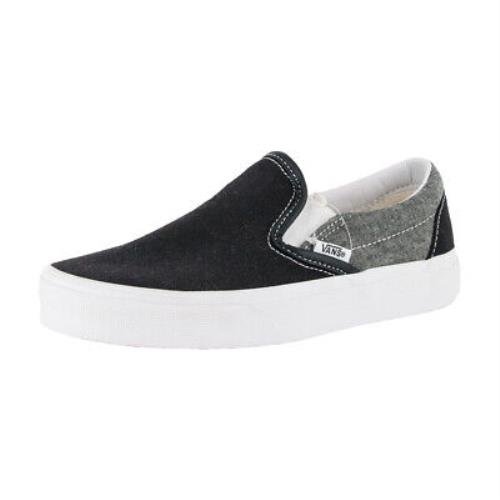 Vans Classic Slip-on Sneakers Suiting/black Skateboarding Shoes