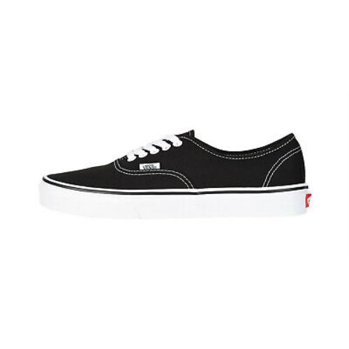 Vans Authentic Black White Canvas Men Shoes Sneakers