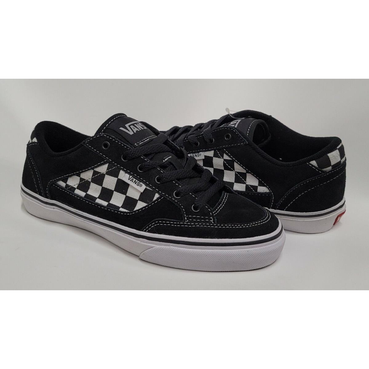Vans Junior / Grade School Brasco Shoe Black / White Checkerboard VN-0DDX56M