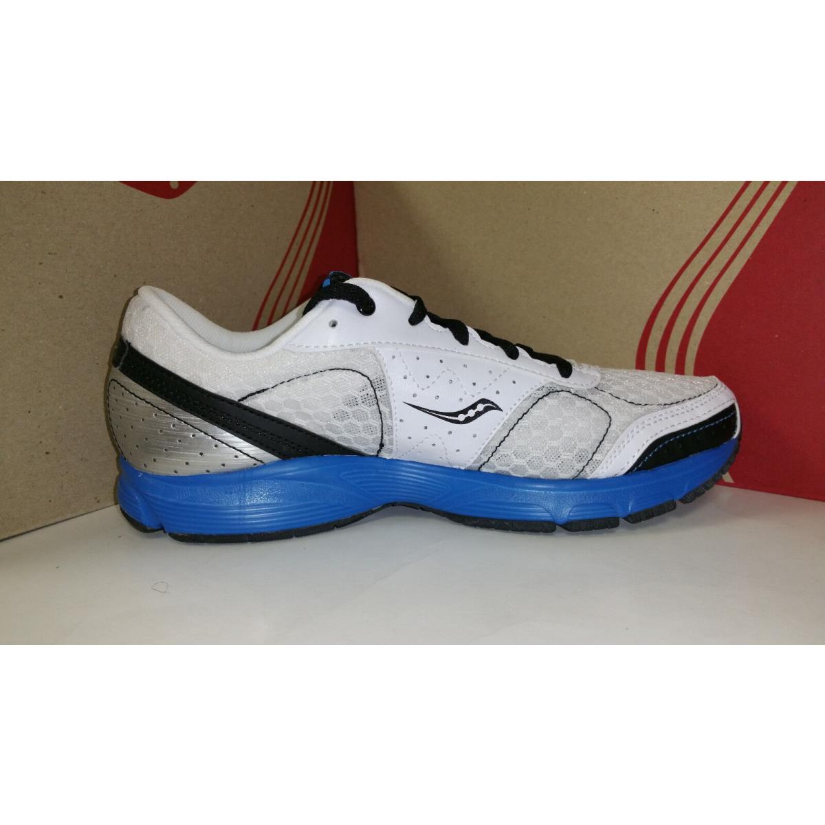 Saucony Men s Grid Outduel White Black Royal Light Weight Running Shoes 8 11 SporTipTop