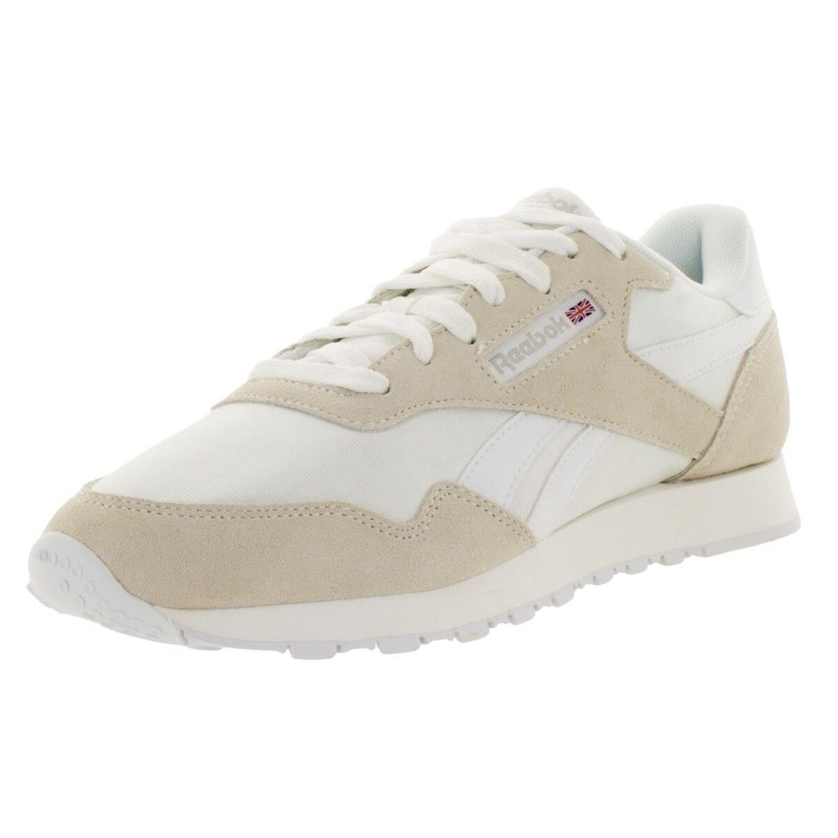 Reebok Men`s Royal Classic Nylon Running Shoes Shoe in White in Sizes 6.5 to 15 - White