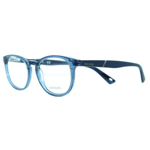 Diesel - DL5295 090 49/18 - Crystal Blue - Men Designer Eyeglasses - Blue , Blue Frame