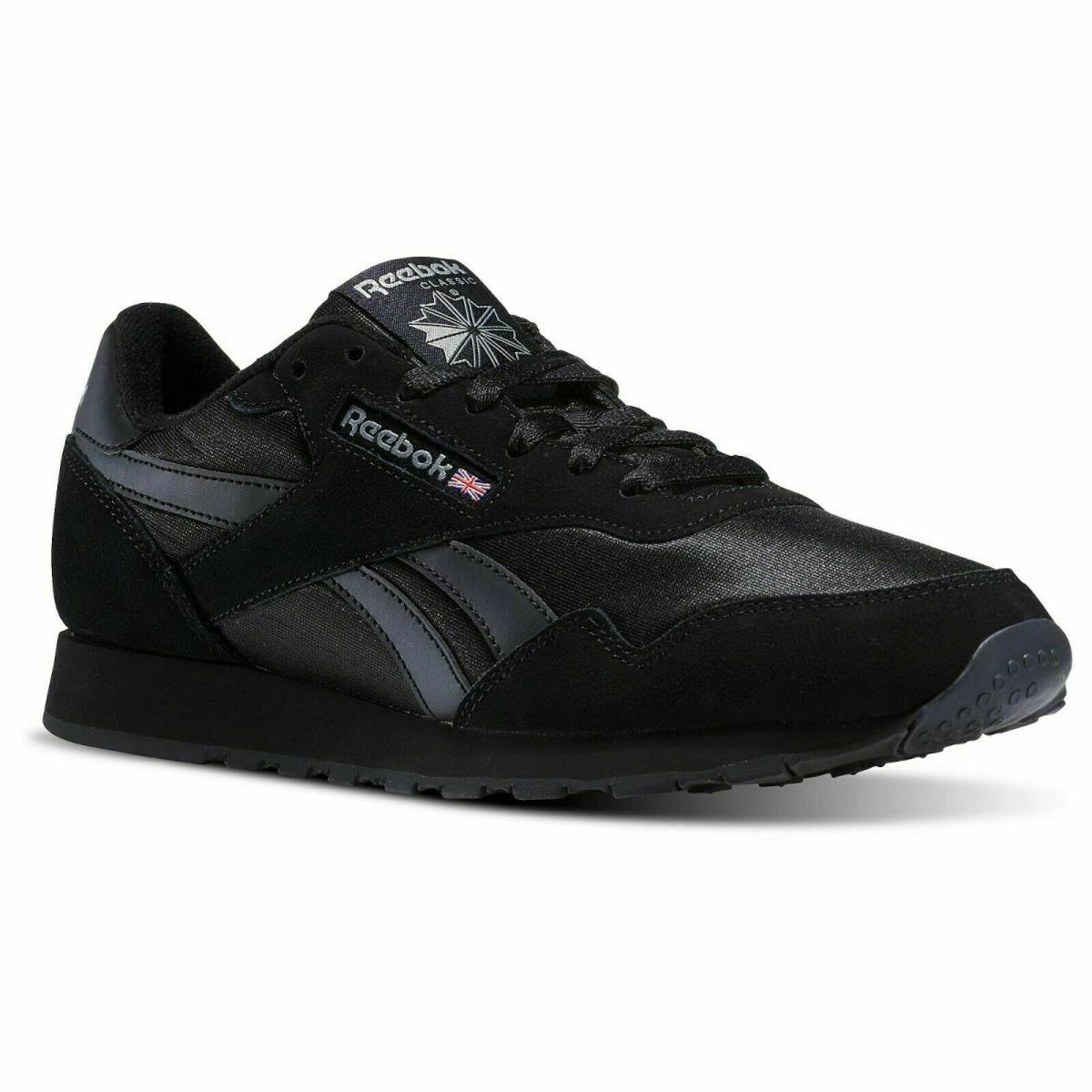 Men`s Reebok Royal Nylon Black Black Carbon BD1554 Running Shoes