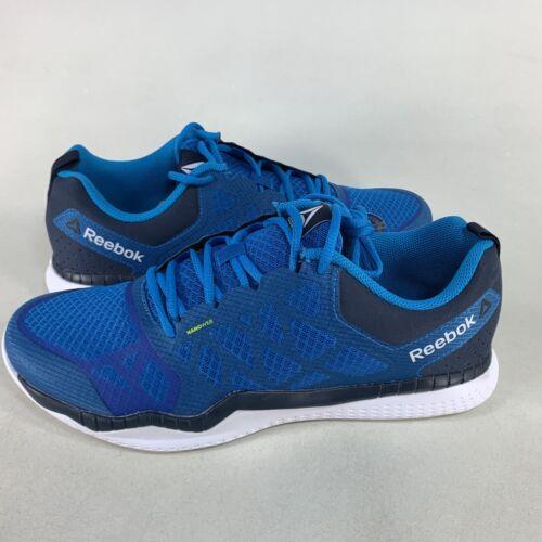 Reebok Men`s Zprint Training Shoes Blue/navy/white US Size 11 M Eur Size 44.5