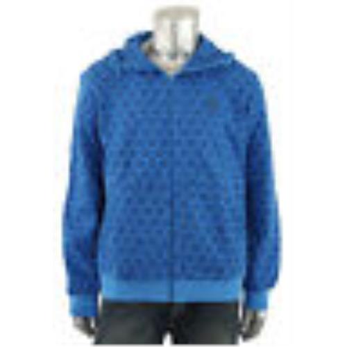 Men`s Adidas Originals Vintage Blue Heritage Sole Hoodie Jacket