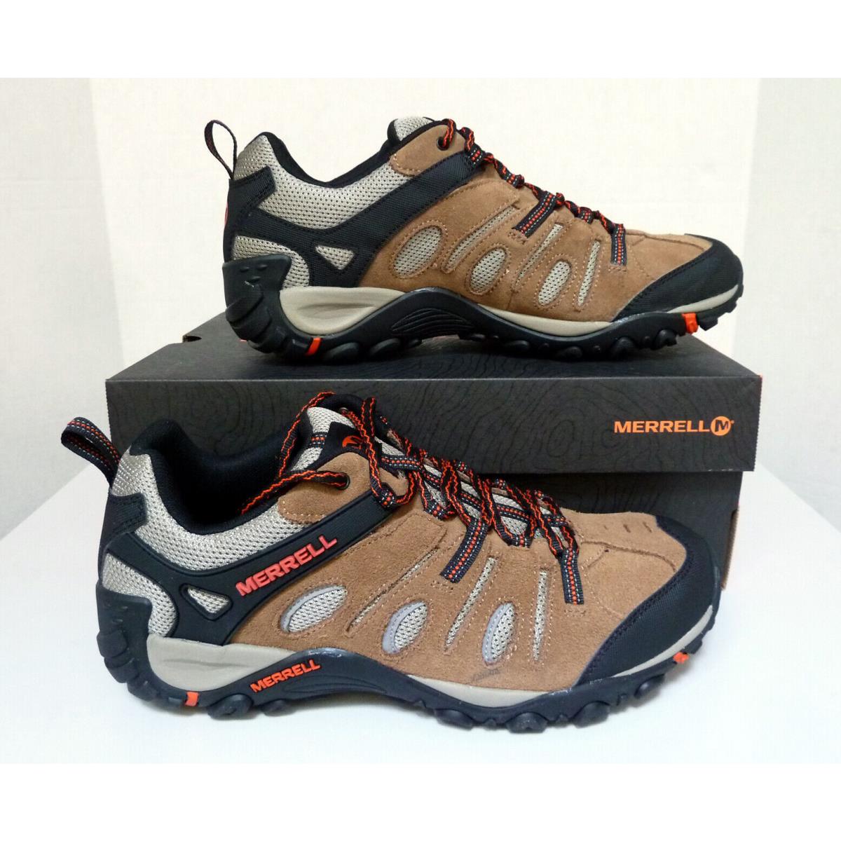 Men`s Merrell Crosslander Vent Hiking Shoes J362583C J343406C Otter/M/ Orange