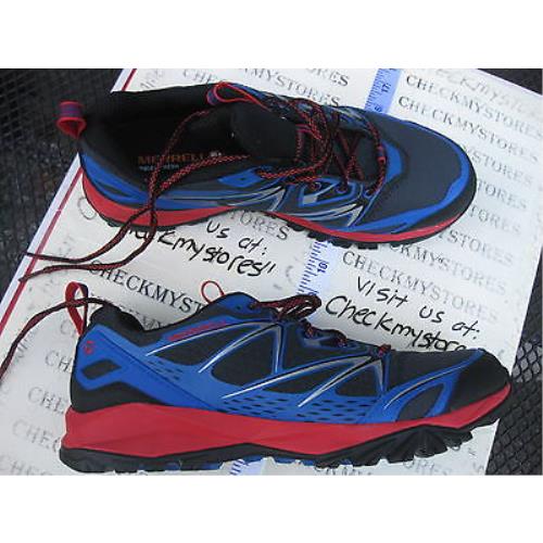 Merrell J35391 Men`s Blue Capra Bolt Hiking Shoes BLUE MULTI
