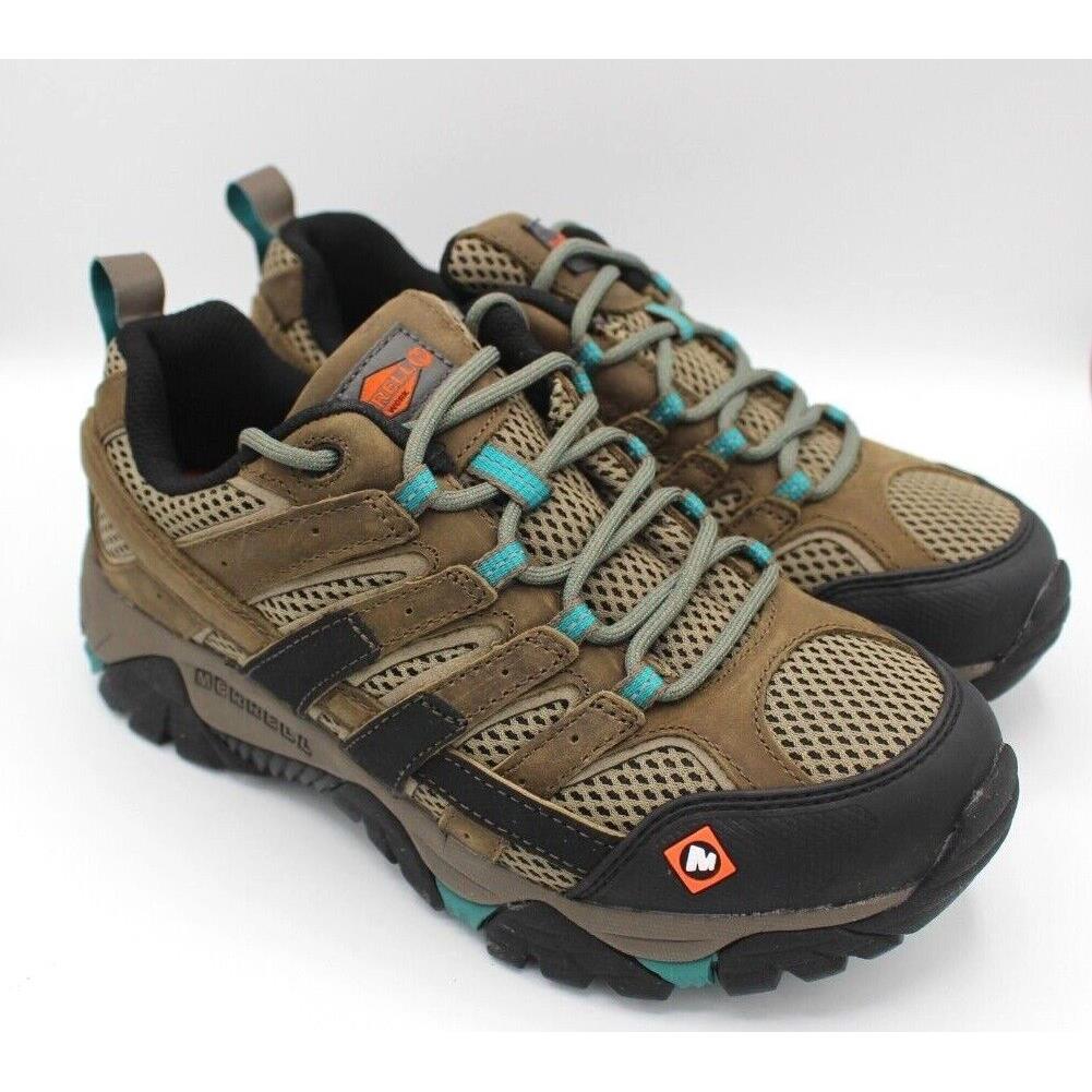 Merrell shoes Moab - Brown / Teal , Brown Main 0