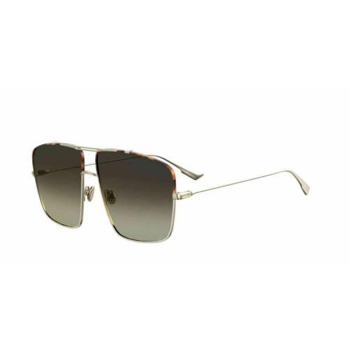 Christian Dior Diormonsieur 2 024W/86 Gold Beige Havana Sunglasses