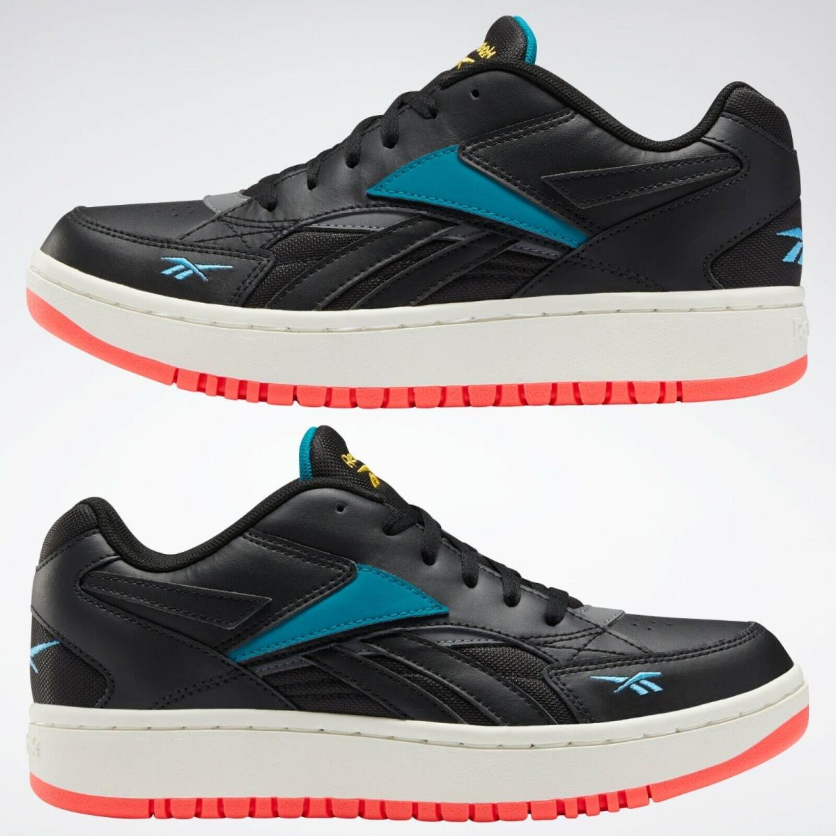 Reebok shoes double court - BLACK / PURE GREY 6 / SEAPORT TEAL , Black/Seaport Teal Manufacturer 1