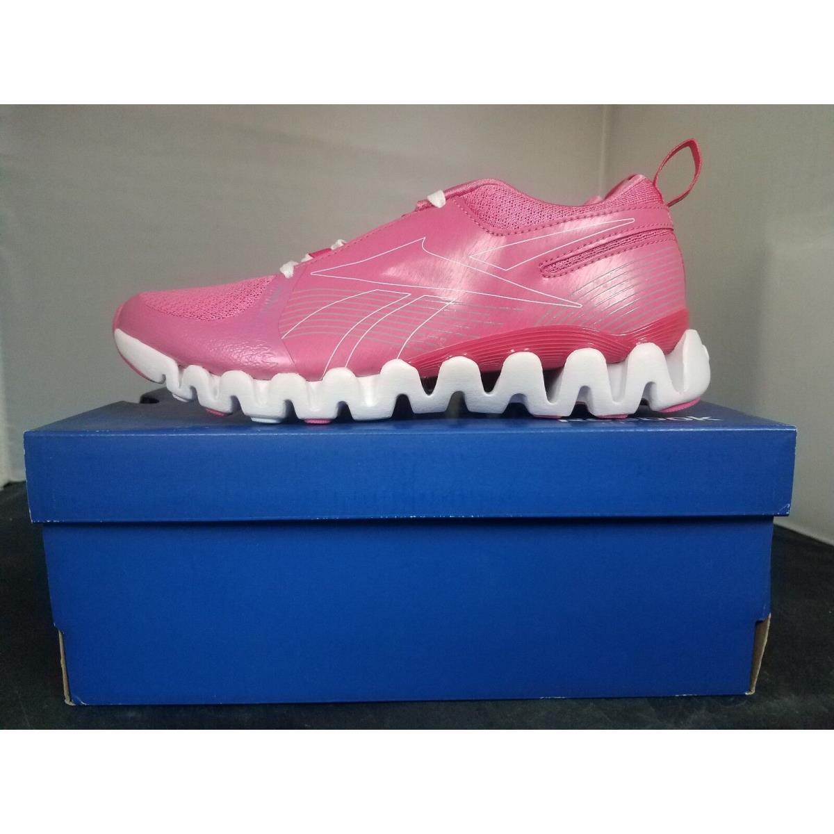 Reebok Zigsugar 2.0 Womens Walking Shoes Pink/white/pink
