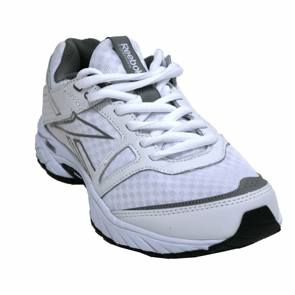 Reebok Womens Running Shoes Triplehall White Black Athletic Exercise Sneaker 6