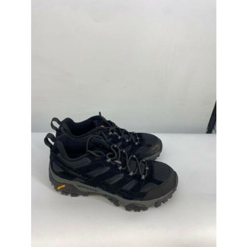 Merrell Mens Moab 2 Ventilator Blacknight Suede Hiking Lace Shoes J06017 Sz 8.5