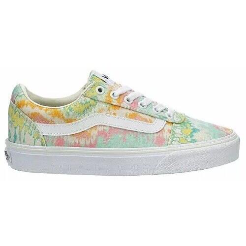 Vans Ward Womens Shoes Sneakers Skate Casual Low Tops Psychedelic Tie Dye