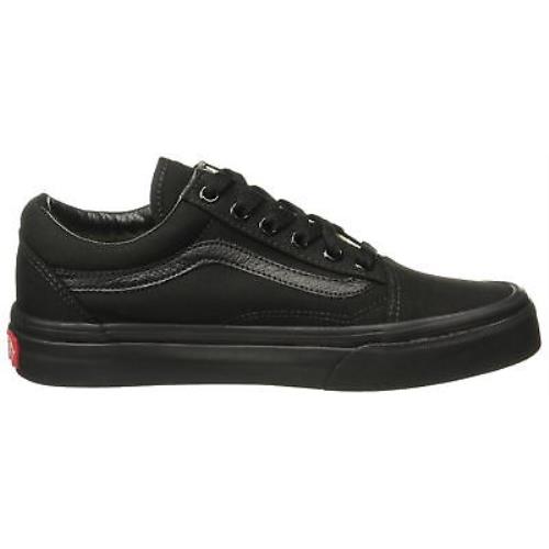 Vans Unisex Old Skool Classic Skate Shoes - (Black/Black (Canvas)