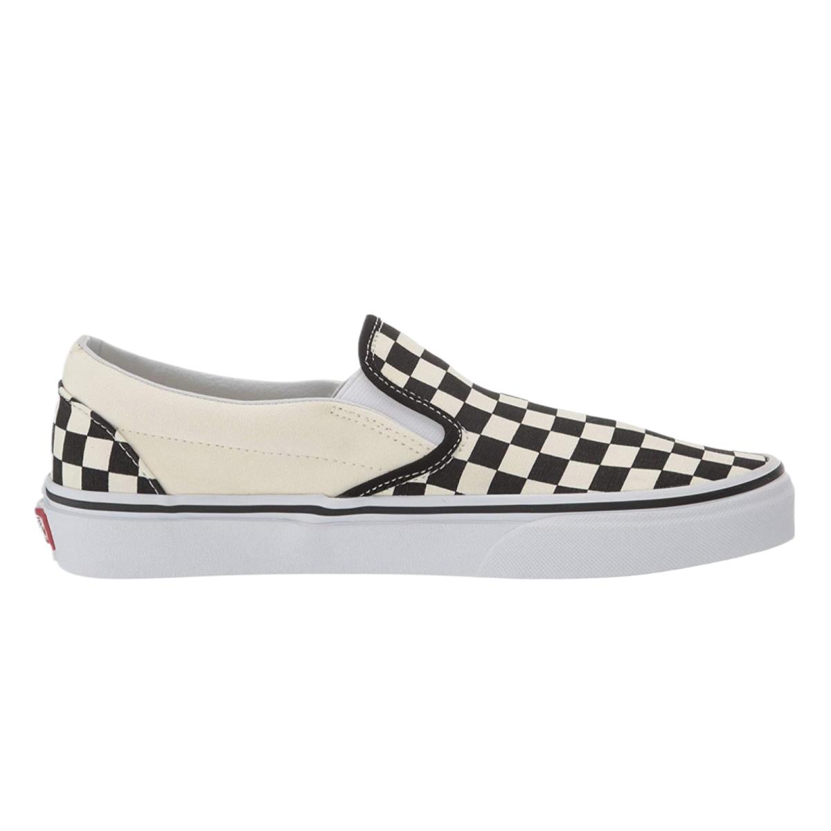 Vans Adult Unisex Checkerboard Slip-on Skate Shoes Black/off White VN000EYEBWW