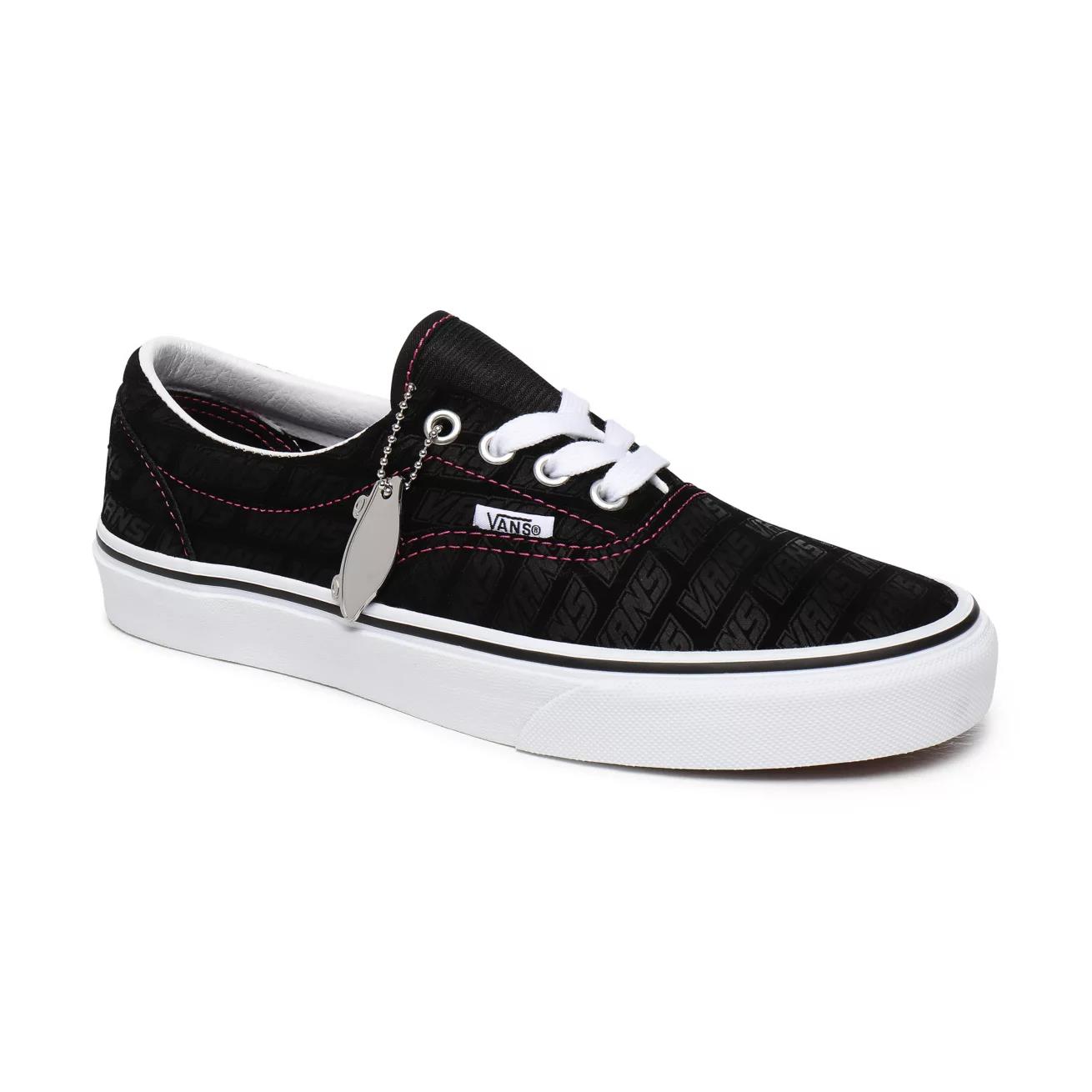 Unisex Vans Era Emboss Black True White VN0A4U39X00 Athletic Skate Shoes