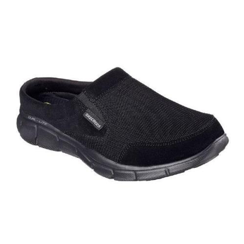 Skechers Men`s Memory Foam Slip On Open Back Sneakers Shoes in 3 Colors Black