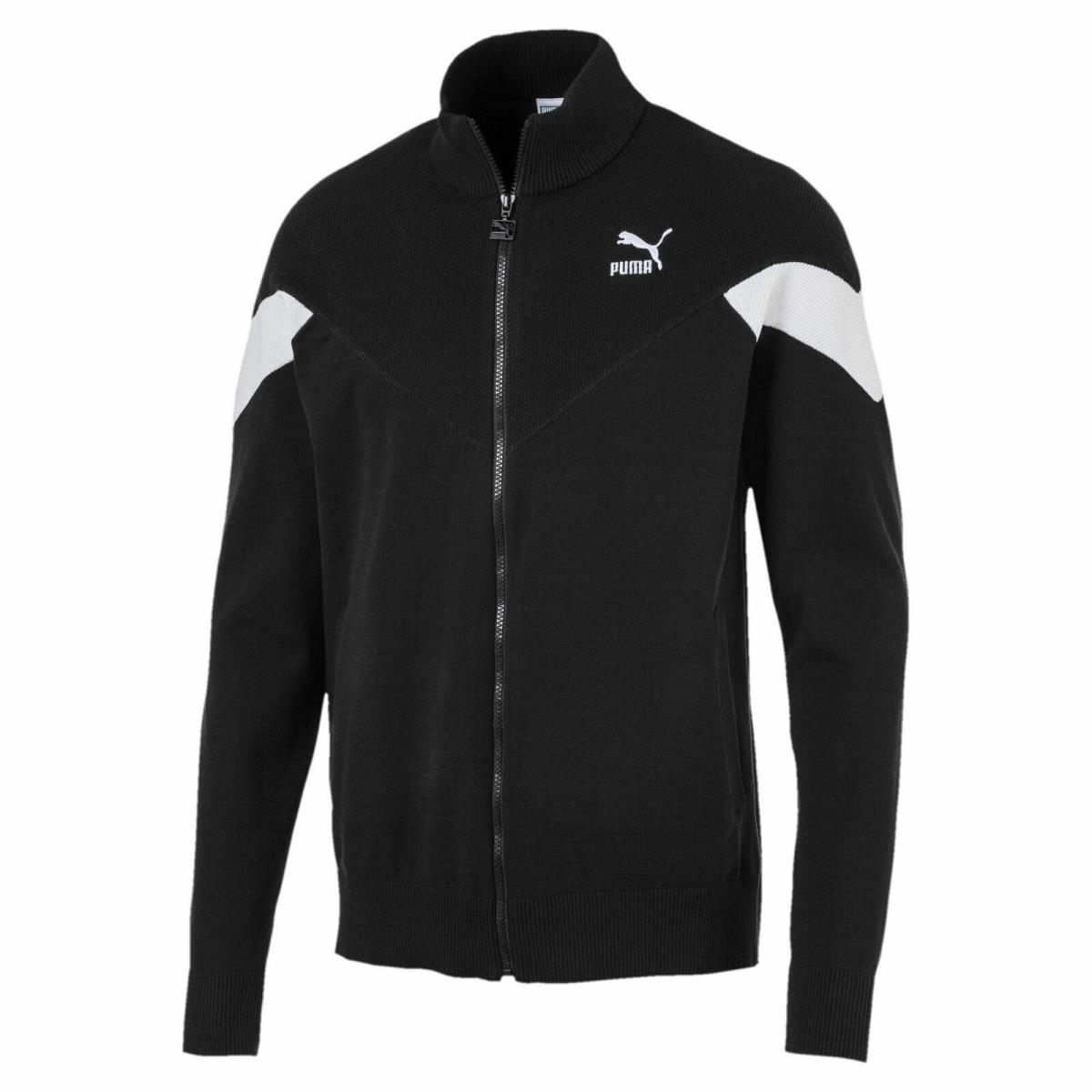 578670-01 Mens Puma Iconic Mcs Evoknit Track Jacket - Black